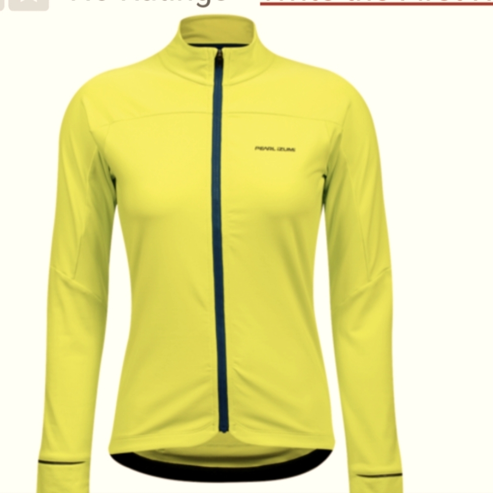 Pearl Izumi Women's Vibrant Yellow Attack Thermal Jacket Size Small